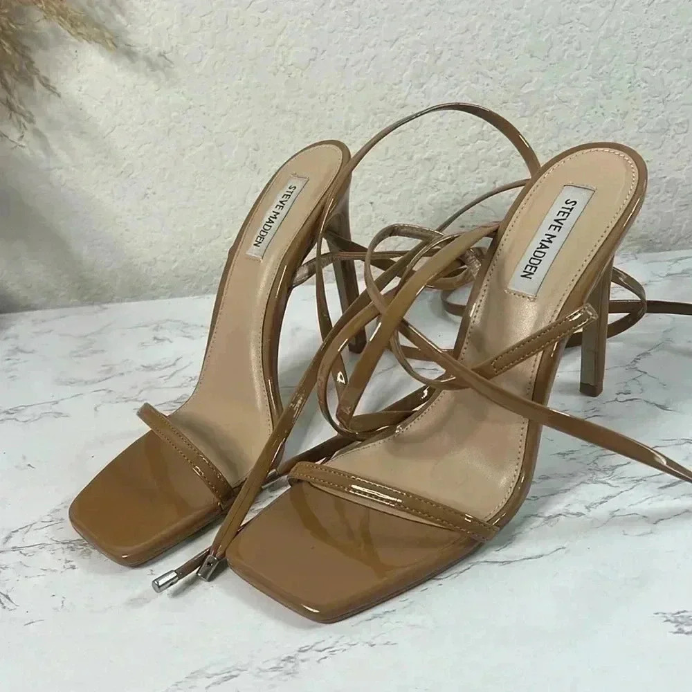 STEVE MADDEN "UPLIFT" HEELS SIZE 9.5 M - Picture 4 of 11